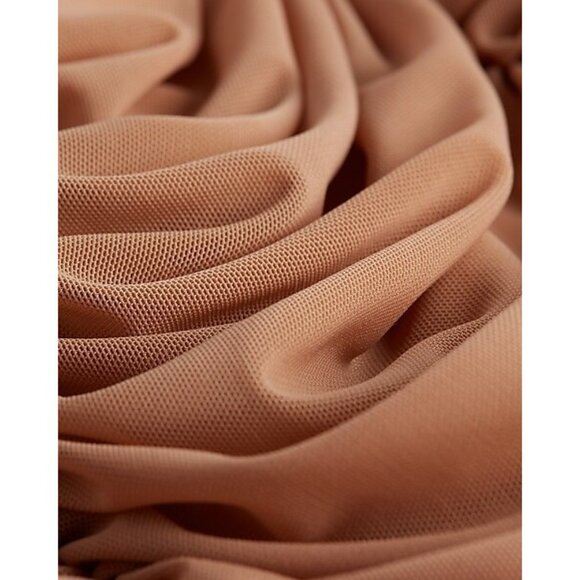 Express Strapless Ruched Mesh Mini Dress S - Picture 9 of 9